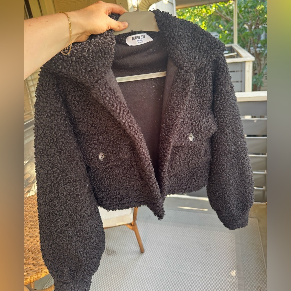 Double Black Zero Teddy Jacket